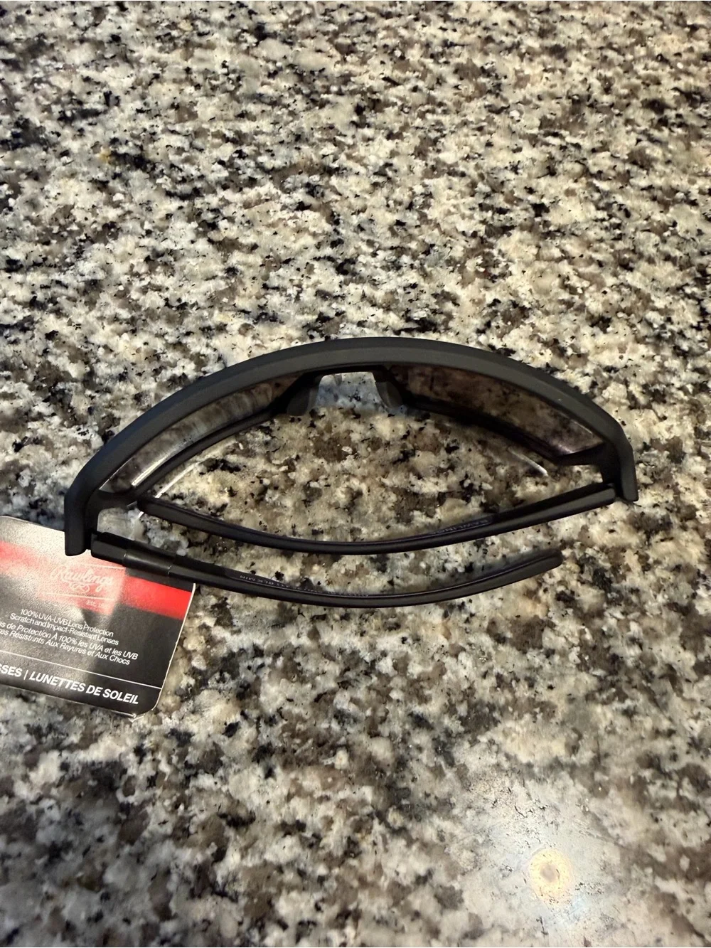 Rawlings Youth Black Mirrored Shield Baseball Sunglasses NWT